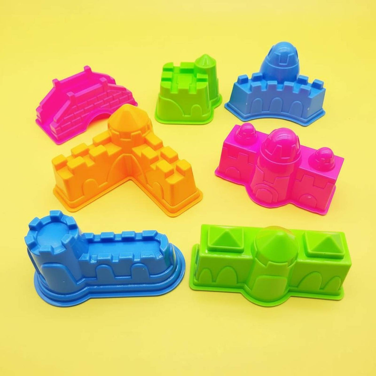 7 Pieces Sand Form Set Educational Sandbox Toy Set Sturdy for Children