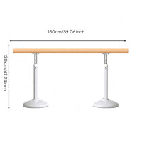 Portable Dance Barre Home Practice Adjustable Stable Adjustable Dance Bar for Dancers