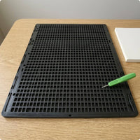 Braille Writing Board Black Office Supply Rectangular