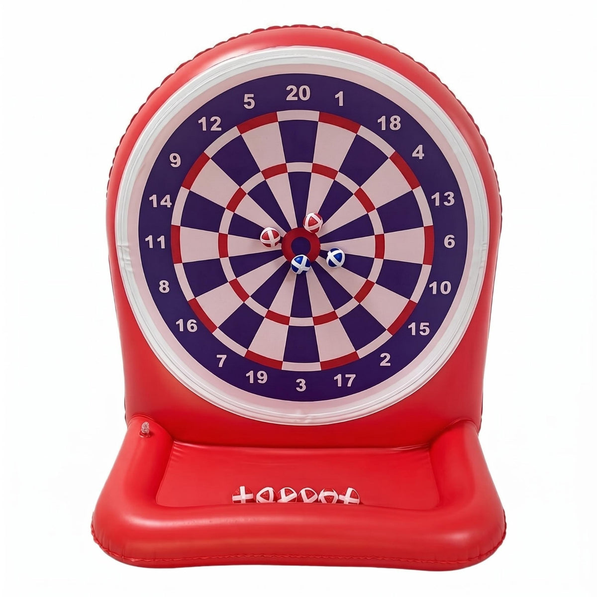 Inflatable Target Board Glossy Freestanding Target Game Easy Setup
