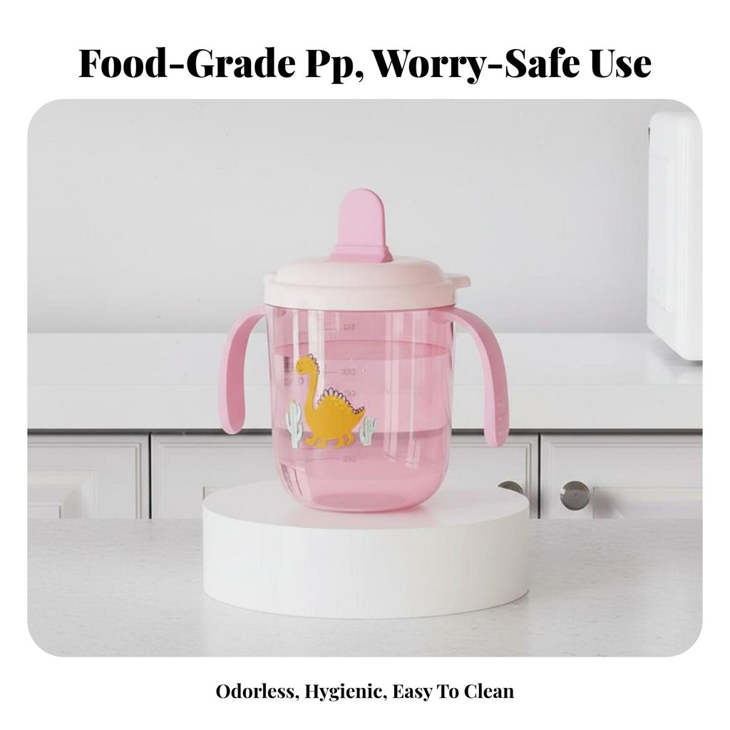 Comfortable Grip Baby Duckbill Cup Safe Infant Water Cup with Scale Easy to Clean for Infants, Toddlers, Mealtime, Nursery, Daycare