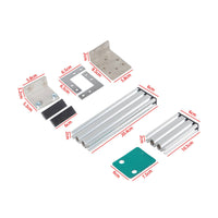 L-Shaped Bracket with Mounting Plates Firm Handbrake Mount Reliable