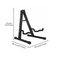 V-Shaped Guitar Stand Foldable Electric Guitar Floor Stand Stable Design