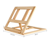 Portable Art Easel Set 2 in 1 Foldable Drawing Easel Writing Utensil Ledge