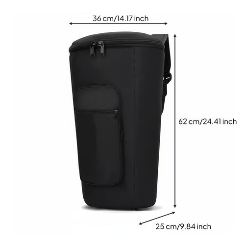 Waterproof Djembe Bag Water-Resistant African Drum Backpack Adjustable Shoulder Straps for Travel, Performances, Gigs