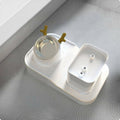 2-in-1 Pet Feeder Double Use Water Fountain Bowl Large Capacity for Cats