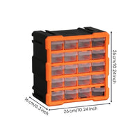 Mini Drawer Organizer Removable Divider Small Parts Bin Organizer Compact