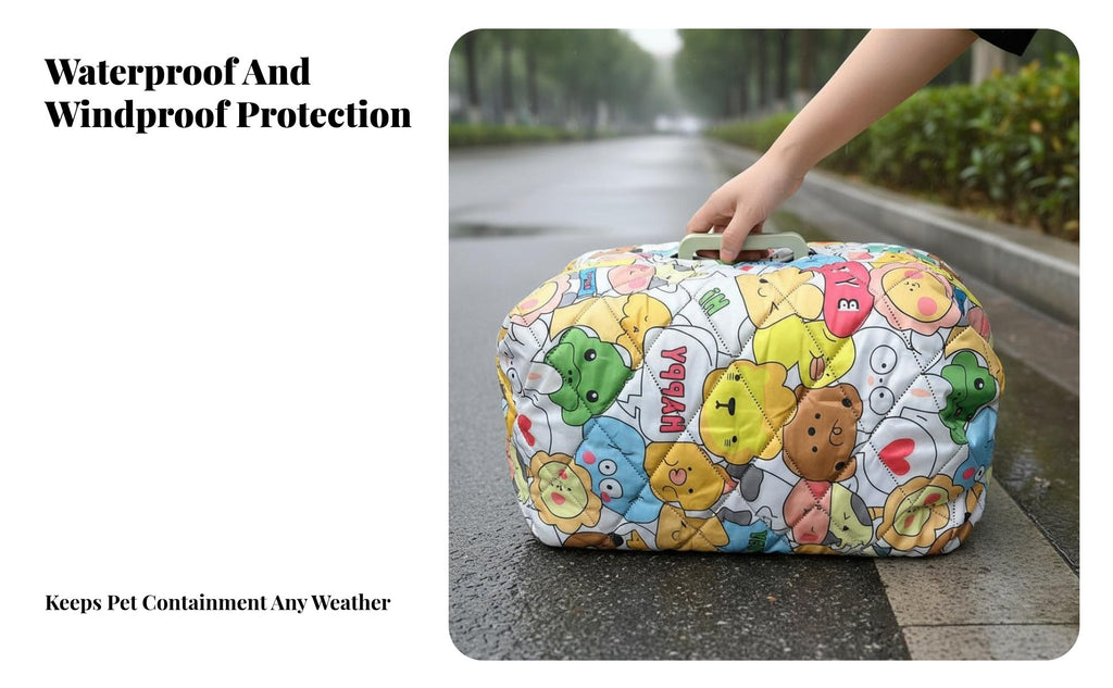 Insulated Pet transport Cover Windproof Dog kennel Wrap Waterproof for veterinaryerinary Visits