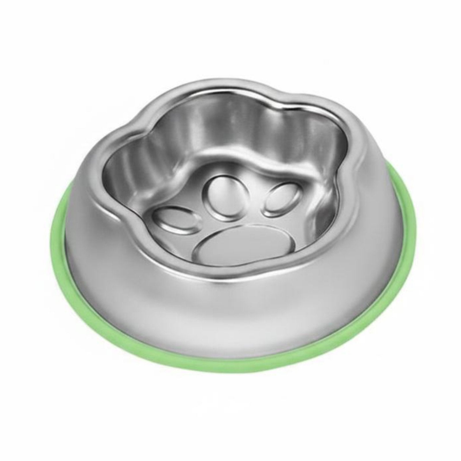 Slow Feeder Pet Bowl Easy to Clean Anti-Choke Dog Bowl Rounded Edges Stainless Steel for Dogs, Kittens