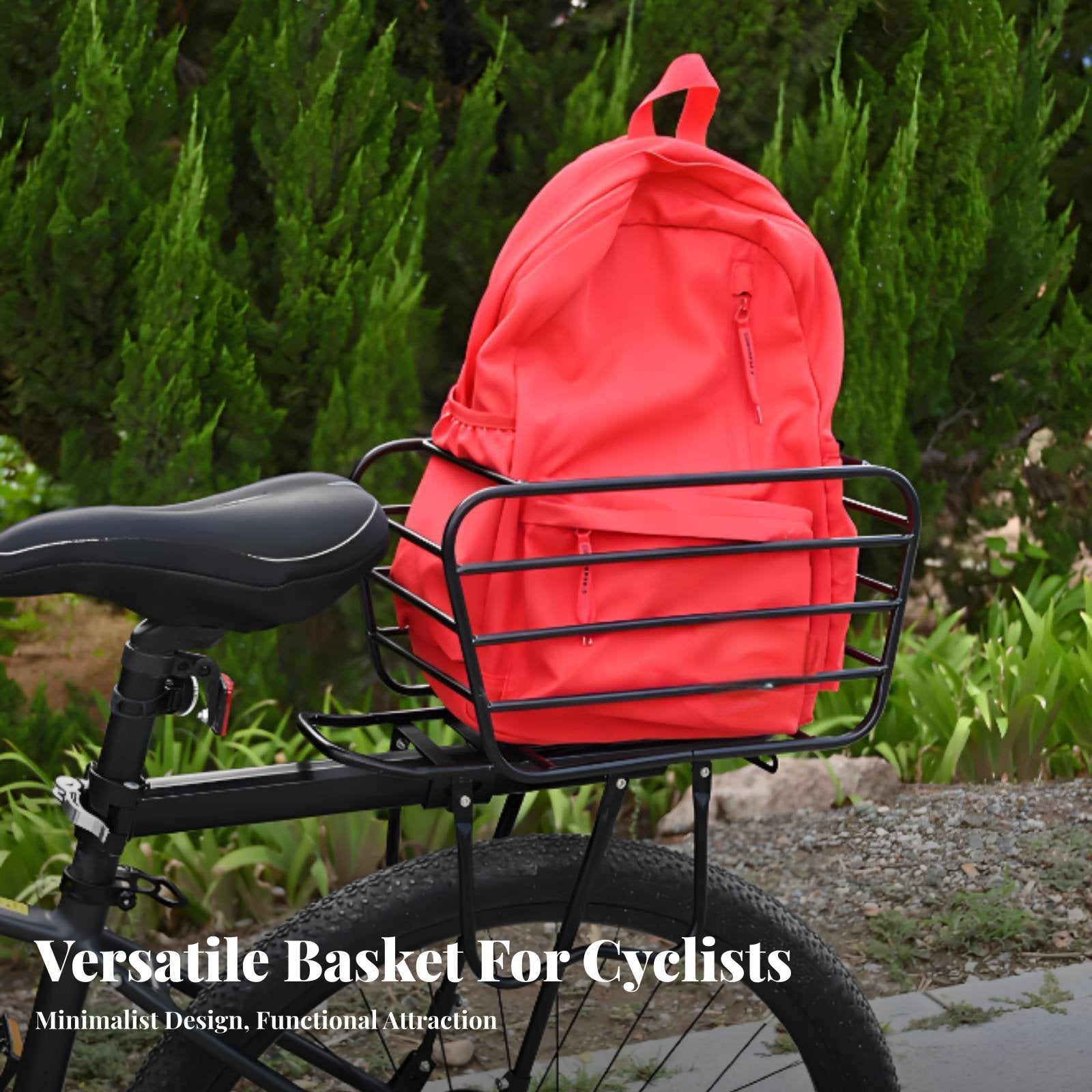 Multi-Functional Cycle Pet Carrier Basket Large Capacity Dog Bike Carrier Easy Installation for Travel