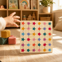 2 Pieces Color Pair Board Focus Training Geometric Matching Game