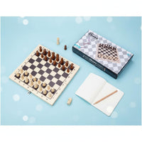 Portable Chess Set Foldable Design Travel Chess Set Easy to Carry for Students