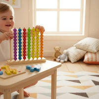 Color Sorting Bead Board Fine Movement Skills Educational Counting Beads