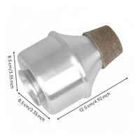 Straight-Wah Trumpet Mute Classic Hum Effect Aluminum Trumpet Mute Intonation Wind Instrument Accessory for Rehearsal Room