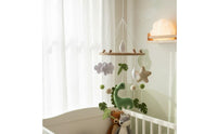 Dinosaur Crib Mobile Soft Fabric Baby Bed Bell Long-Lasting for Bedtime