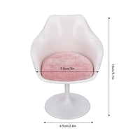 1:6 Scale Chair Modern Design Doll Swivel Chair for Model Display, Hobbyists