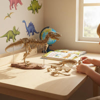 3D Dinosaur Skeleton Model Large Size Tyrannosaurus Rex Bone Assembly DIY