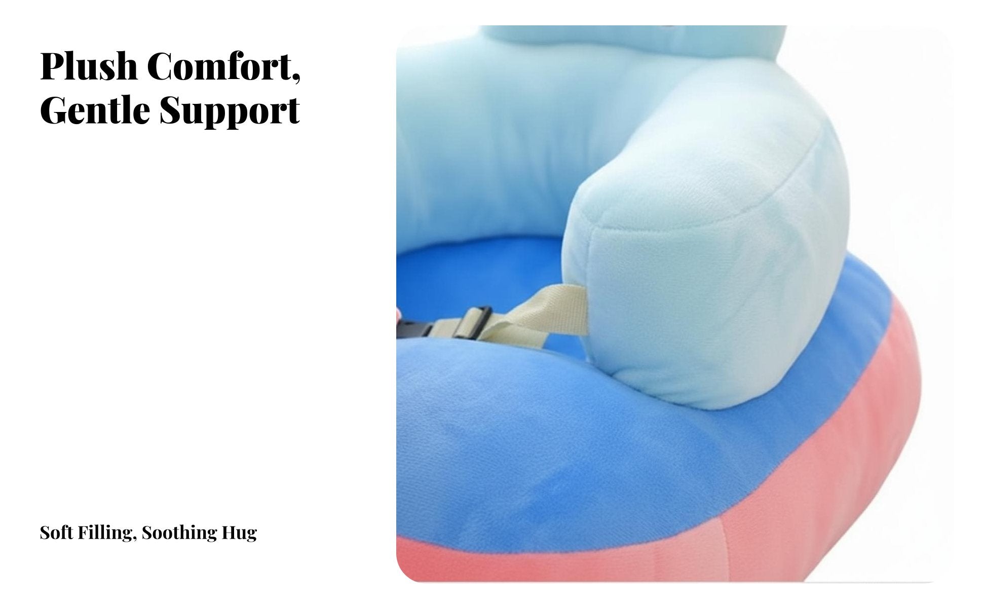 Plush Sit-Training Chair Soft and Comfortable creatureShaped Sitting Trainer