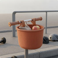 Front Bike Basket Textured Cycling Gear Strap Loops