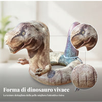 Dinosaur Swim Circle Raised Tail Ride on Buoy PVC