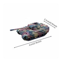 1:144 Tank Model Collectible Panther Tank Model armored vehicle Toy for Desk Display
