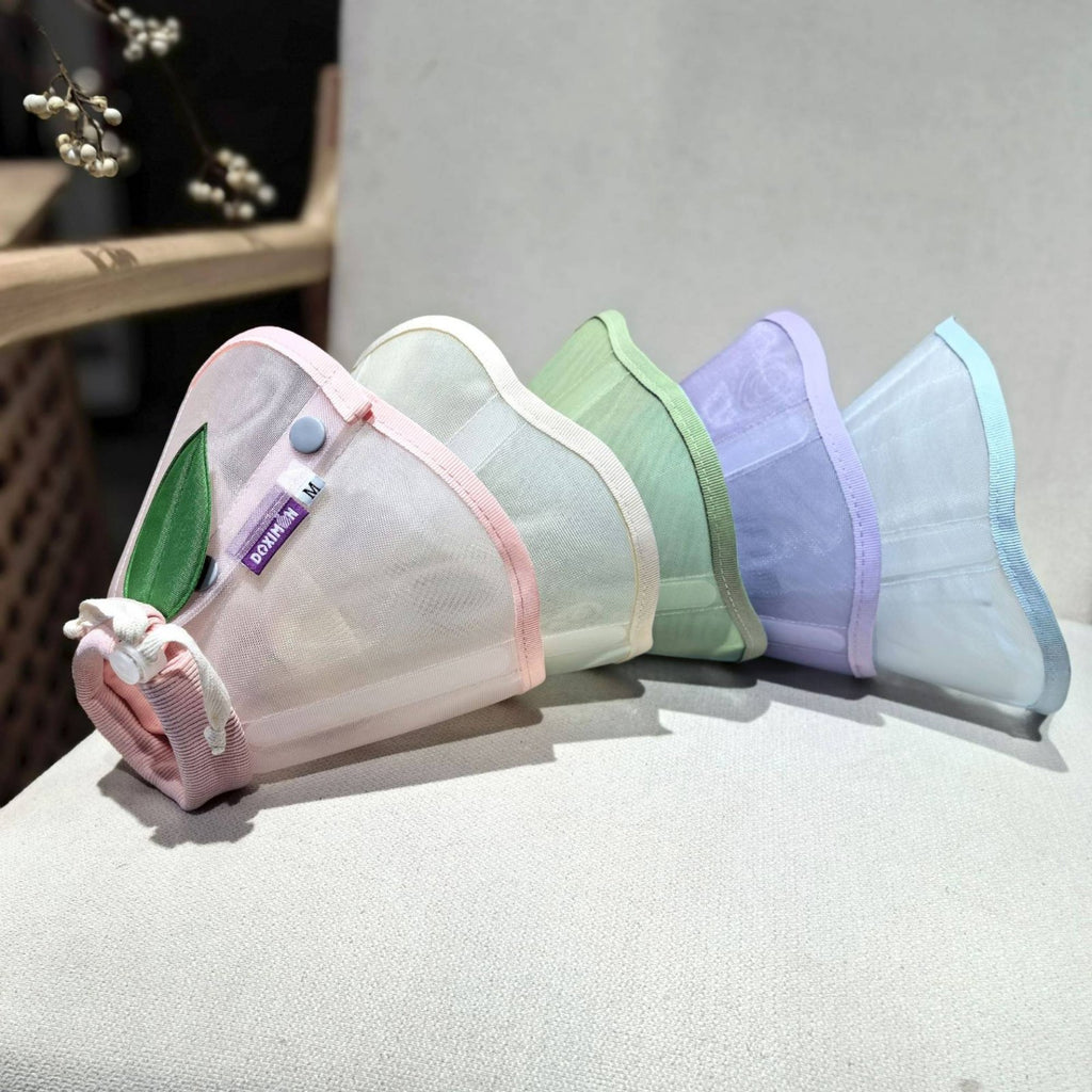 Elizabethan Collar Anti-Lick Breathable E-Collar Easy to Clean for Recovery