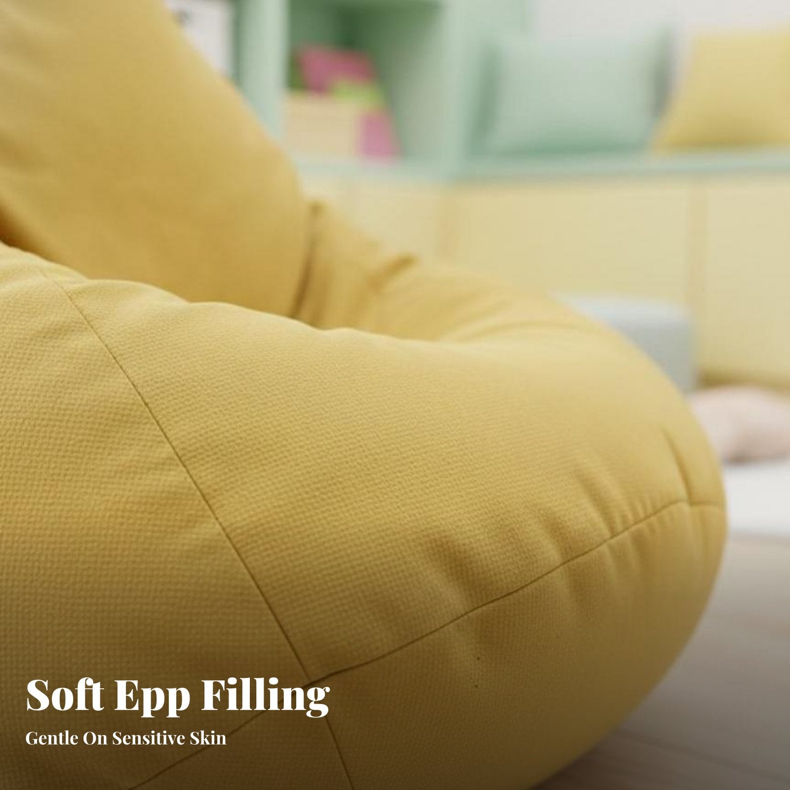 Pineapple-Shaped Seat Fruit Design Transformable Soft Seat Bed Skin-Gentle Full Torso Support for Parents