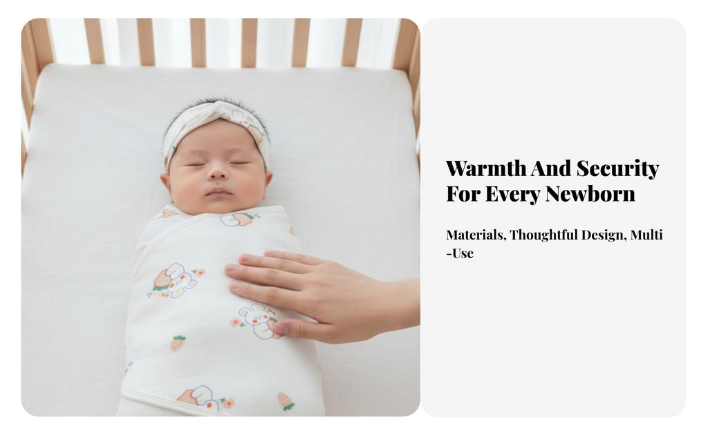 Adjustable Newborn Wrap Womb-Like Comfort flap-shaped infant Swaddler Machine launderable