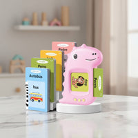 Bilingual Talking Flashcard Set No-Screen Design for Preschoolers