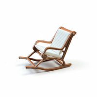 Dollhouse Rocking Chair Decorative Ornament Miniature Rocking Chair