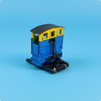 Static Shunting Locomotive Model Black Roof HO Scale Model Railroad Locomotive