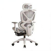 Ergonomic Office Chair Adjustable Headrest Ergonomic Mesh Chair Padded Armrests