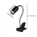 Clamp-on Basking Lamp Flexible Reptile Heat Lamp Holder Pet Lighting Plastic Clamp Metal