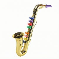 Toy Saxophone Colorful Children's Saxophone Toy Curved for Stage