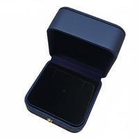PU Leather Pin Box Elegant Design Commemorative Numismatic Display Case Secure Clasp Brooch Storage Box for Gift