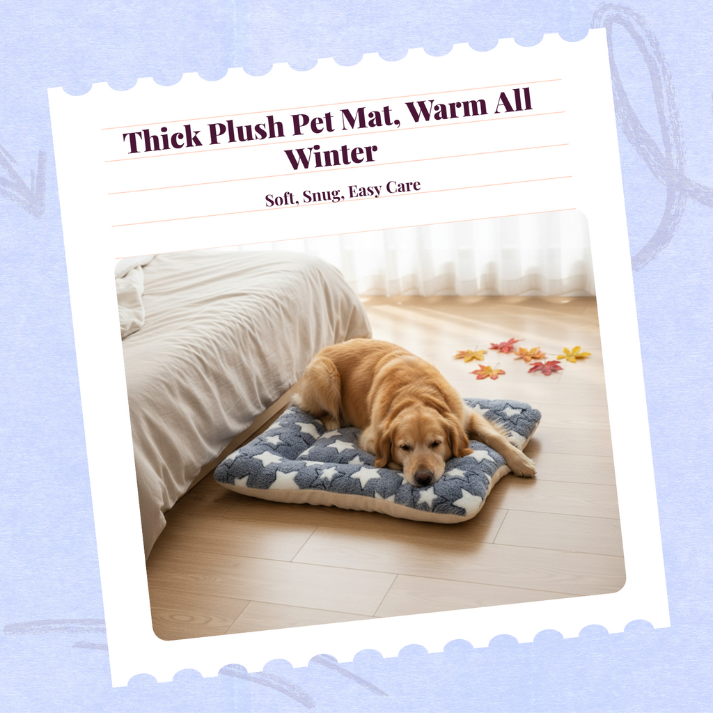 Automatic Heating Pet Bed Mat, Non-Slip, Washable, Gray