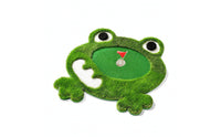 Central Cup Hole Frog Putting Mat Raised Eyes Floating Golf Putting Mat Target Marker Floating Golf Green Artificial Grass