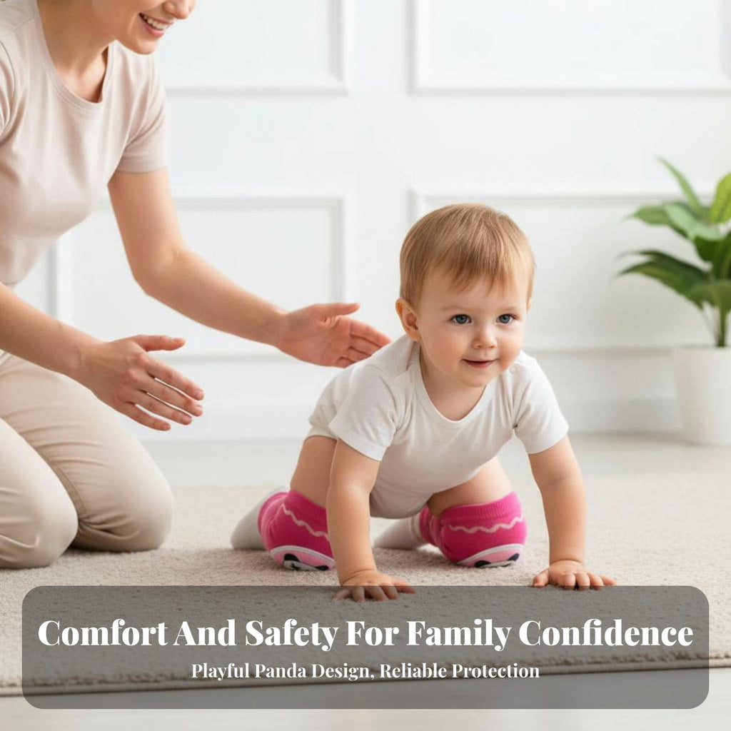Safeguarding Baby Crawling Knee Pads Soft & Comfortable Baby Crawling Kneepads Gender-Neutral for Babies, Infants, Learning to Walk