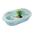 Large turtle habitat, easy-clean