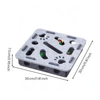 Feline Play Maze Box Layered Design Felt Feline Maze Toy Natural Instincts
