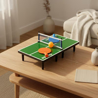 Mini Table Tennis Set No Assembly Mini Table Tennis Indoor Toy for Kids, Home