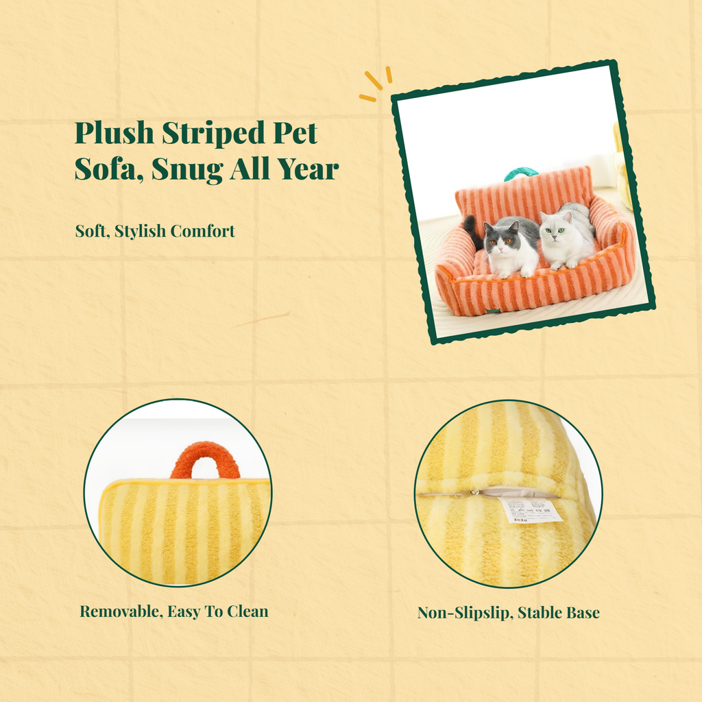 Pet Sofa Bed for Cats, Small Dogs