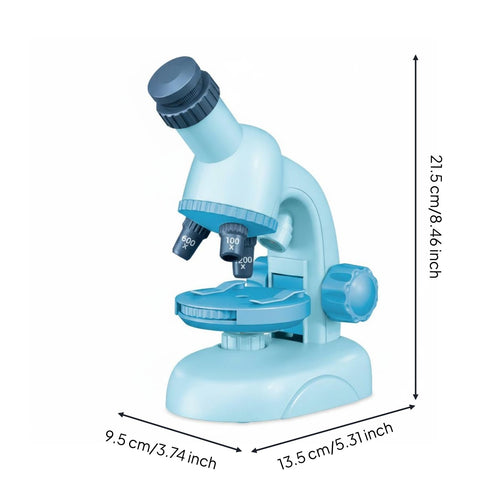 Children Microscope Kit Calibration Kids Microscope Set Easy to Use