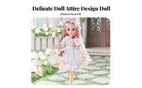 30cm Dressing up Doll Changeable Outfits BJD Doll Detailed Clothing Poseable Anime Figure for Girls, Collectors