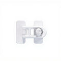 Infant Security Lock, Infant protected Cabinet Latch, Easy Installation, Drawer, Refrigerator, Door, Alabaster