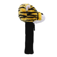Soft Tiger Driver Cover Cute Creature Golf Club Cover Funny Design for Golfers