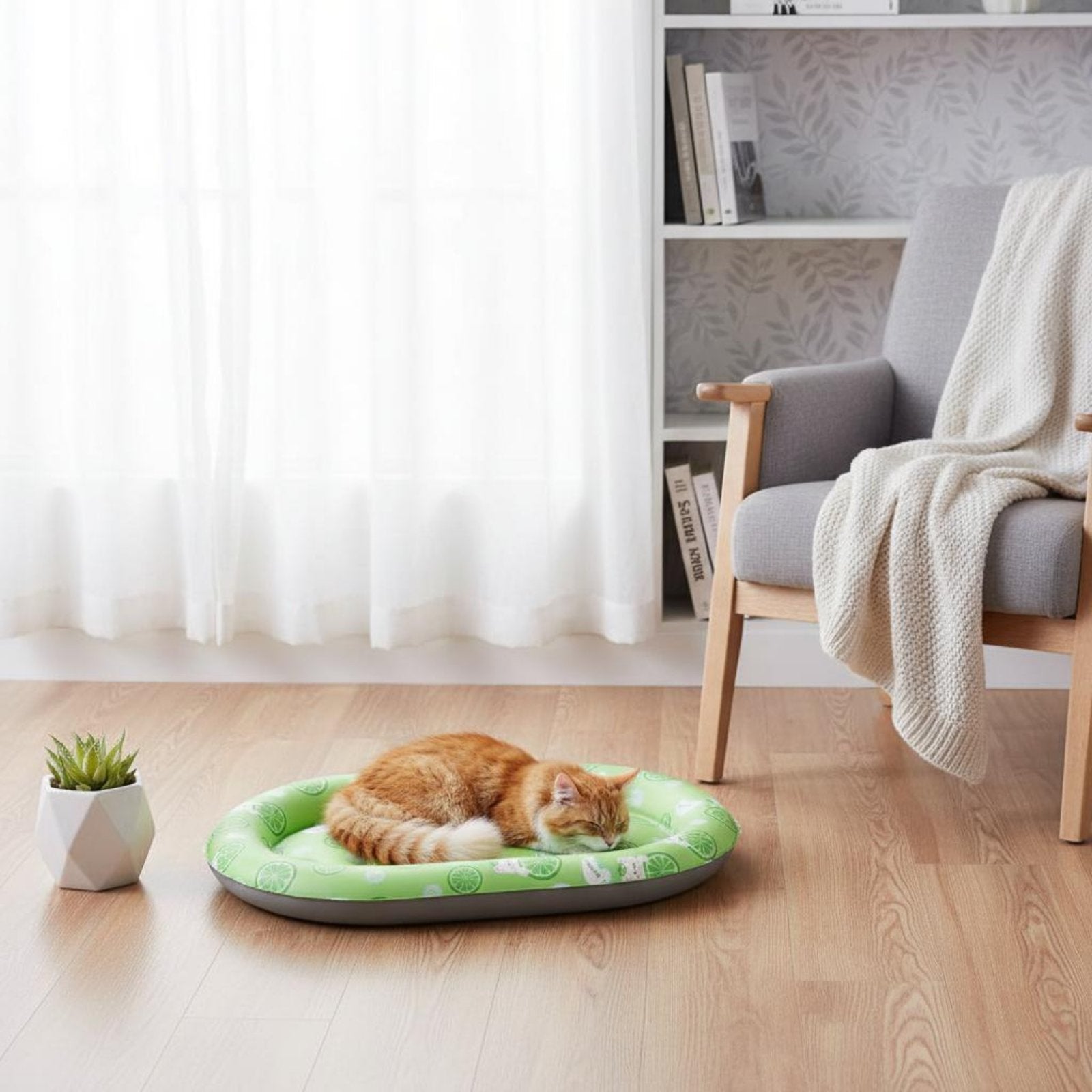 Feline Cooling Bed Portable Dog Cooling Bed Lightweight for Dogs
