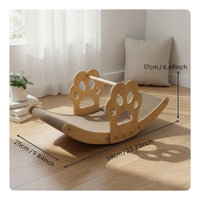 Cardboard Cat Scratcher Lounge Low-Shedding Cat Rocking Chair Paw-Friendly Pet Furniture for Kittens