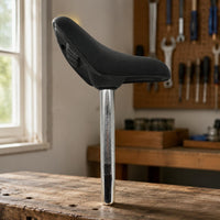 Unified Seat Pillar Textured Grip Seat Post Saddle Set Ergonomic Biking Equipment
