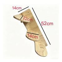 Cat Climbing Shelf Space Saving Wall-Attached Cat Shelves Modern Look Animal Habitat Accessory